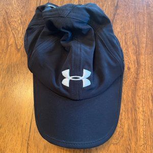 Women's Black Under Armour Running Hat - One Size Fits All
